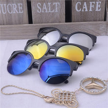 Load image into Gallery viewer, New Luxury Modern Fashion Retro Designer Super Round Circle Glasses With Cat Eye Women's Sunglasses With UV400 Protection