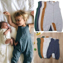 Load image into Gallery viewer, Romper Toddler Unisex / Kids / Baby Girls Off Shoulder Jumpsuits Holiday Outfit