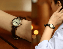Load image into Gallery viewer, New Fashion Hot-selling Leather Female Watch Vintage Watch Women Dress Watches For Women and Girls