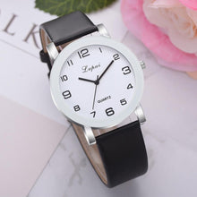Load image into Gallery viewer, Woman's Watch Fashion Simple White Quartz Wristwatches Sport Leather Band Casual Ladies Watches For Women and Girls