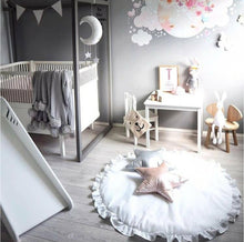 Load image into Gallery viewer, Baby Kids Play Mat Cotton Game Mat Room Floor Round Carpet Rug Children Tent Camp Mat Baby Yym Kids