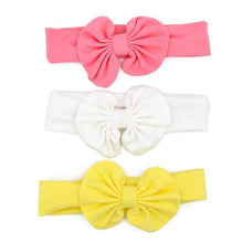Load image into Gallery viewer, Modern 3PCS Set Floral Bows Baby Headband Dot Bowknot Cotton Hair Band Girls Hair Accessories For Girls