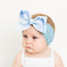 Load image into Gallery viewer, Baby Girls Headbands Hair Accessories Turban Solid Head wear Hair Band Bow Girl Accessories