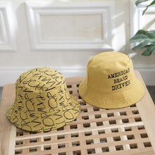 Load image into Gallery viewer, Children Summer Hat Double Sided Sun Caps For Boys And Girls Letter Printing Fisherman In Modern New Design