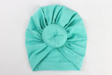 Load image into Gallery viewer, Newborn Toddler Baby Girl Turban Cotton Beanie Hat Warm Soft Cap Solid Knot Soft Wrap In Modern Style