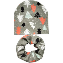 Load image into Gallery viewer, Modern Cartoon Cotton Baby Hat Winter Baby Girls Hat Newborn Boys Hats Kids Cap Scarf Set Children Beanies For Kids With Scarf