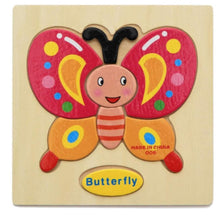 Load image into Gallery viewer, 3D Wooden Children Interesting Puzzle Toys With Animals and Cars Exellent Puzzles Intelligence Kids Early Educational Toys For Children