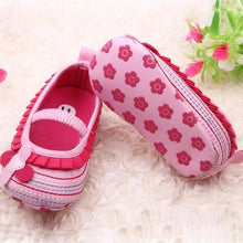 Load image into Gallery viewer, Baby Shoes Flower Ruffled First Walkers Toddler Soft Sole Patchwork Kids Comfortable Pre Walkers Shoe