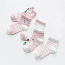 Load image into Gallery viewer, 5 Pairs Infant Mesh Thin Cotton Socks For Newborn Baby Girls And Boy Clothes Accessories