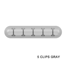 Load image into Gallery viewer, Cable Holder Silicone Cable Organizer Flexible USB Management Clips Holder For Mouse Keyboard Earphone Headset