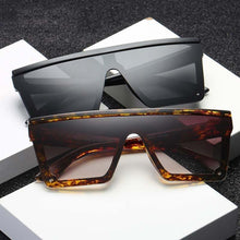 Load image into Gallery viewer, Top Luxury Modern Oversized Square Gradient Elegant Unisex Sunglasses For Men and Woman Brand Black Square Shades With UV400 Protection