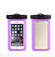 Load image into Gallery viewer, Universal Waterproof Pouch Case Cell Phones Portable Bag Swimming Bags Dry Case Cover For iPhone Under 6.5 inch Large Phone Dry Bag Waterproof Case for iPhone