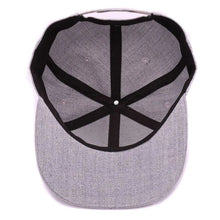 Load image into Gallery viewer, Unisex Grey Wool Snapback
