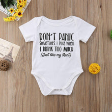 Load image into Gallery viewer, Newborn Infant Baby Boys Girls Funny Letter Cotton Romper Jumpsuit Clothes Outfits For Boys And Girls In Classic Modern Printed Design