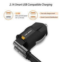 Load image into Gallery viewer, Mini USB Car Charger Adapter 2A Mobile Phone Dual USB Car-charger Stylish Design Two Charging Ports Car Gadgets