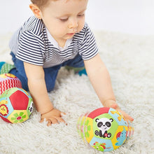 Load image into Gallery viewer, Animal Ball Soft Plush Baby Mobile Toys With Sound Baby Rattle Body Building Ball Newborn Educational Toys For Kids