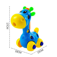 Load image into Gallery viewer, Early Learning Education Screw Nut Group Installed Plastic 3d Puzzle Disassembly Motorcycle Kids Toys for Children Jigsaw
