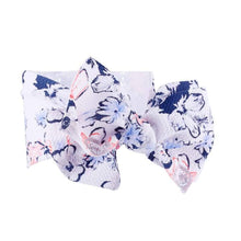 Load image into Gallery viewer, Handmade Bow Flowers Baby Headbands Printed Bowknot Elastic Baby Turban Newborn Hair Accessories For Baby Girls