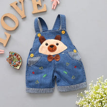 Load image into Gallery viewer, Modern Cartoon Baby Clothing Boys & Girls Jeans Overalls Shorts Toddler Infant Rompers For Kids In Fashion Deisgn