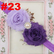 Load image into Gallery viewer, Handmade Flower Newborn Headwear Head Wrap Band Hairband Gift Toddlers For Baby Girls