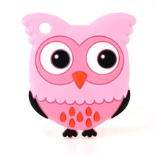 Load image into Gallery viewer, Baby Silicone Teethers BPA Free Teething Toy Animal Dog Koala Owl Elephant Baby Ring Teether Silicone Beads For Kids and Baby