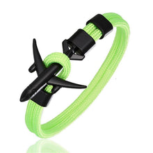 Load image into Gallery viewer, Modern NEW Planes Bracelets For Men and Women In Elegant Charm Chain Paracord Bracelet Metal Airplane Hooks Summer Style