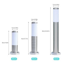 Load image into Gallery viewer, Solar Luxury LED Stainless Steel Lamp For Yard Garden Pathway Doorway Lawn Courtyard Outdoor Luxury Lamp