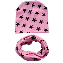 Load image into Gallery viewer, Modern Baby Boys & Girls Hat Scarf Set Beanie Boys Caps with Scarf for Kids In elegant Modern Design