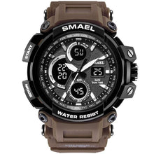 Load image into Gallery viewer, Orange Modern Sport Waterproof 50M Men Watches With LED Digital Display In Military Armi Relogio Masculino Style