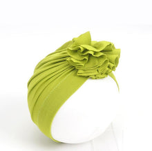 Load image into Gallery viewer, New Fashion Elegant Flower Baby Hat Newborn Elastic Baby Turban Hats for Girls In Modern Design