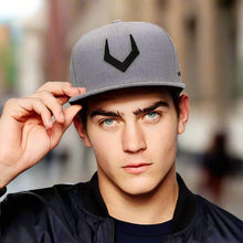 Load image into Gallery viewer, Unisex Grey Wool Snapback