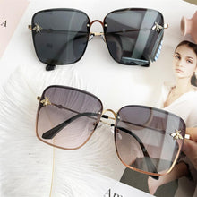 Load image into Gallery viewer, Popular brand Oversize Square Sunglasses For Women and Ladies Luxury Driving Superstar Designer Sunglasses With Shades and Gradient Glasses With UV400 Protection
