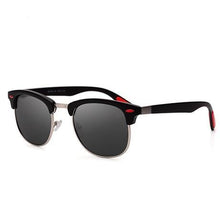 Load image into Gallery viewer, Popular Retro New Polarized Men's Sunglasses UV400 Square Half Metal Frame Ladies Sunglasses Brand Design Glasses Driving Sunglasses