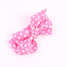 Load image into Gallery viewer, Modern Big Bowknot Headband For Baby Girls Bow hair band dot Cotton turban Head Wrap Hair Accessories