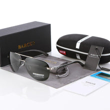Load image into Gallery viewer, Luxury Aluminium Magnesium Men's Sports Driving Polarized Sunglasses With Stanless Steel Frame Ultra Light Men Glasses In Aviation Pilot Style With UV400 Protection