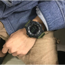 Load image into Gallery viewer, Smart Sport Mens Chronograph Watch Sport Stop Army Military Multifunction Waterproof 50M LED Digital Watch for Man