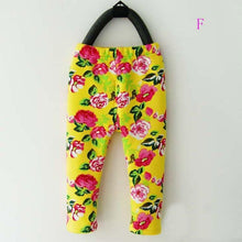 Load image into Gallery viewer, New Luxury Autmn Print Design For 0-2 Years Kids Winter Baby Girls Leggings Floral Print Casual Thick Pants for Kids clothing Cotton Warm Children's Trousers