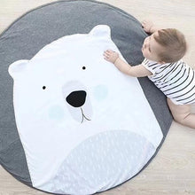 Load image into Gallery viewer, Luxury Mdoern Cartoon Animals Baby Play Mat Foldable Kids Crawling Pad Round Carpet Rug Toys Cotton Children Room Decor Photo Props Carpet For Kids