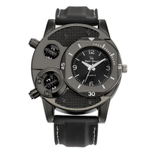 Load image into Gallery viewer, Men Watch With Hardlex Glass and Leather High Quality Band Modern Luxury Style Unique Design Perfect Gift