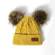 Load image into Gallery viewer, Luxury Baby Hat Pompon Hat Knitted Cute Cap For Girls & Boys Casual Solid Color Girls Baby Style In Great New Modern Trend Design