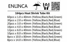 Load image into Gallery viewer, 127-750pcs Heat-shrink Tubing Thermoresistant Tube Heat Shrink Wrapping Kit Electrical Connection Wire Cable Insulation Sleeving