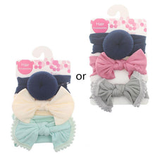 Load image into Gallery viewer, Nylon Baby Headband Bow Headbands For Cute Kids Girls Hair Girls Turban Hairband Children Bow