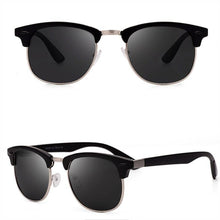 Load image into Gallery viewer, Popular Retro New Polarized Men's Sunglasses UV400 Square Half Metal Frame Ladies Sunglasses Brand Design Glasses Driving Sunglasses