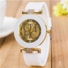 Load image into Gallery viewer, STEVVEX simple leather Casual Quartz Watch Women Crystal Silicone Watches Wrist Watch For Women and Girls Coffee