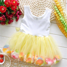 Load image into Gallery viewer, Kids Baby Girls Beautiful Flower Dress Princess Summer Sleeveless Mini Tutu Dress For Modern Baby Girls