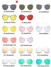 Load image into Gallery viewer, Famous Retro Popular Oval Luxury Round Vintage Woman and Man Sunglasses Brand Designer Oculos De Sol With UV400 protection