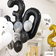 Load image into Gallery viewer, Birthday Helium Modern 32inch Luxury Number Foil Ballon For Party and Celebrations Modern Decoration