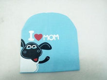 Load image into Gallery viewer, Modern Popular Baby Knitted Warm Cotton Beanie Hat cap For Toddler Baby Kids Cap for Girls & Boys I love Mama Prints Baby Hat Design