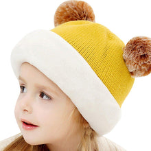 Load image into Gallery viewer, Modern New Kids Winter Hats Ears Girls Boys Children Warm Caps Scarf Set Baby Knitted Cute Cap For Winter For Boys and Girls