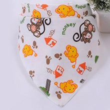 Load image into Gallery viewer, Baby Bibs Cute Cartoon Pattern bib Burp Cloths Saliva Towel Cotton Infant Burp Cloths Bib For Kids